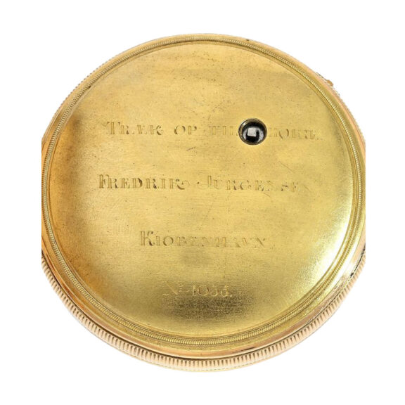 Technical interesting Danish gold repeating watch Circa 1813 Technical interesting Danish gold repeating watch Circa 1813