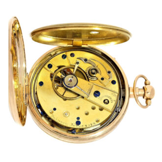 Technical interesting Danish gold repeating watch Circa 1813