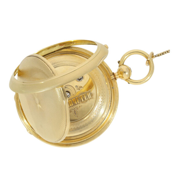 English gold chronometer for the Ottoman market Circa 1850 English gold chronometer for the Ottoman market Circa 1850