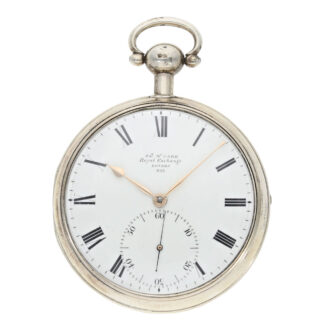 Extremely heavy English silver chronometer watch Circa 1816