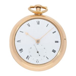Early, very interesting Irish gold chronometer Circa 1806-1820