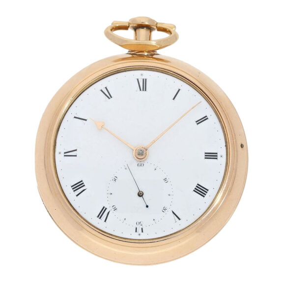 Early, very interesting Irish gold chronometer Circa 1806-1820