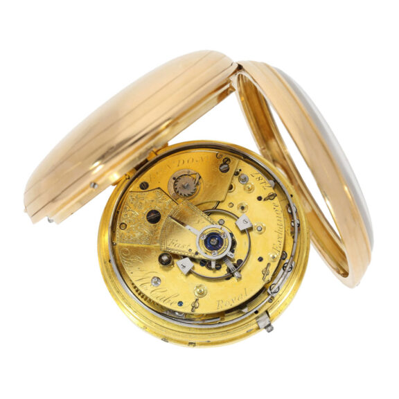 English gold half quarter repeating chronometer Circa 1811 English gold half quarter repeating chronometer Circa 1811