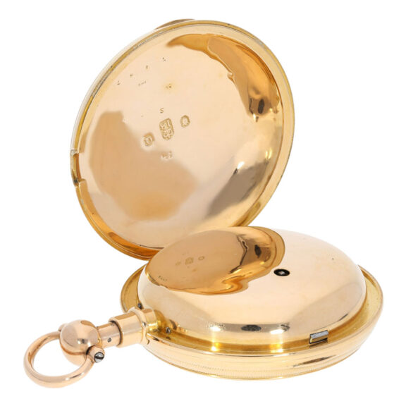 English gold half quarter repeating chronometer Circa 1811 English gold half quarter repeating chronometer Circa 1811