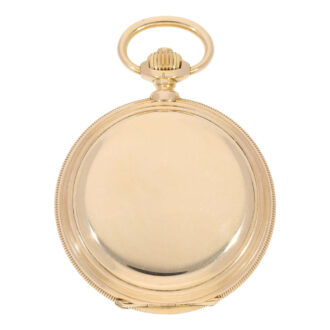 Swiss 18k gold hunting cased pocket chronometer Circa 1875 Swiss 18k gold hunting cased pocket chronometer Circa 1875