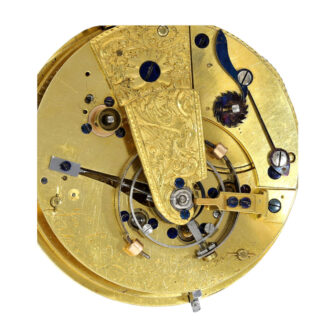 English silver open faced pocket chronometer Circa 1802