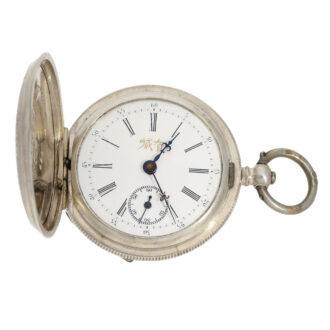 Swiss enamelled full hunter for the Cinese market Circa 1860