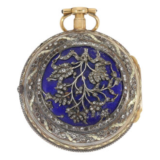 Italian quarter repeating à toc et à tact verge watch Circa 1770