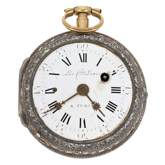 Italian quarter repeating à toc et à tact verge watch Circa 1770 Italian quarter repeating à toc et à tact verge watch Circa 1770