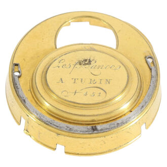 Italian quarter repeating à toc et à tact verge watch Circa 1770