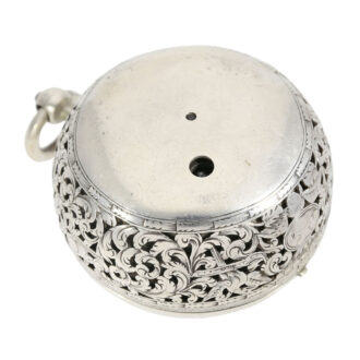 German single handed pierced verge with alarm Circa 1685 German single handed pierced verge with alarm Circa 1685