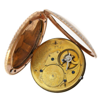 German very fine enamel painted virgule watch Circa 1810
