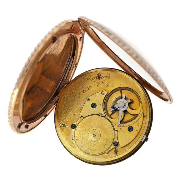 German very fine enamel painted virgule watch Circa 1810 German very fine enamel painted virgule watch Circa 1810