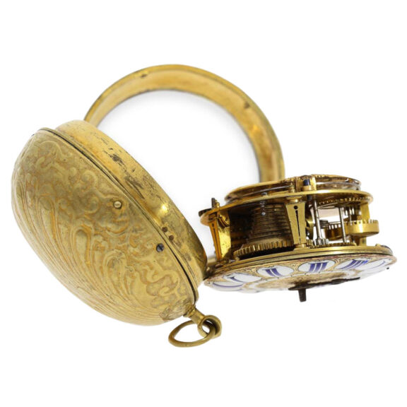 Early French gilt Louis XIV oignon pocket watch Circa 1690 Early French gilt Louis XIV oignon pocket watch Circa 1690
