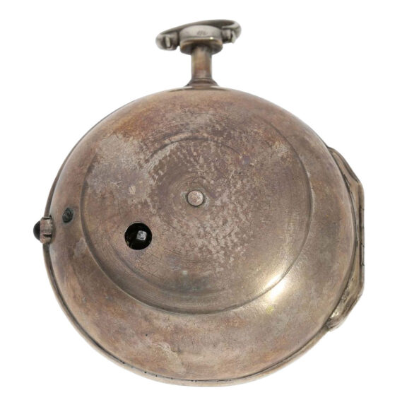 Interesting Swiss silver pair cased verge watch Circa 1690 Interesting Swiss silver pair cased verge watch Circa 1690