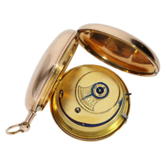 English hunting cased lever with stoppable seconds Circa 1810