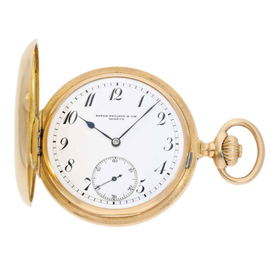 Swiss 18k gold hunting cased ankerchronometer Circa 1905