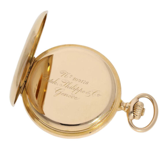 Swiss 18k gold hunting cased ankerchronometer Circa 1905 Swiss 18k gold hunting cased ankerchronometer Circa 1905