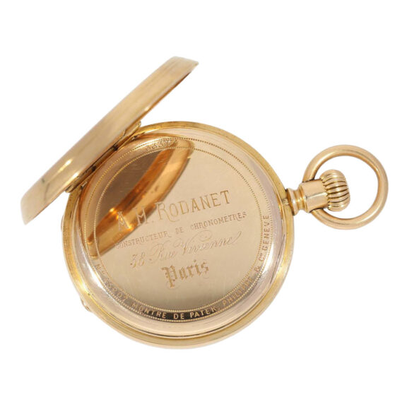 Swiss rose gold hunting cased lever pocket watch Circa 1870 Swiss rose gold hunting cased lever pocket watch Circa 1870