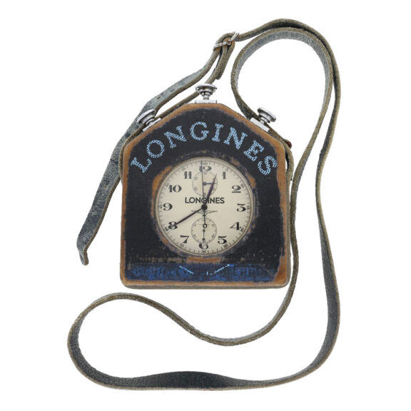 Very rare Swiss steel chronograph with register Circa 1950 Very rare Swiss steel chronograph with register Circa 1950