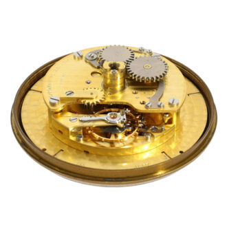 Brass deck chronometer with power reserve from the 40's