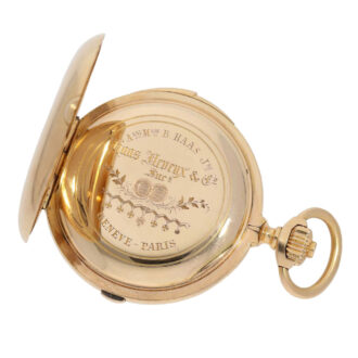 Complicated Swiss rose gold ankerchronometer Circa 1890 Complicated Swiss rose gold ankerchronometer Circa 1890