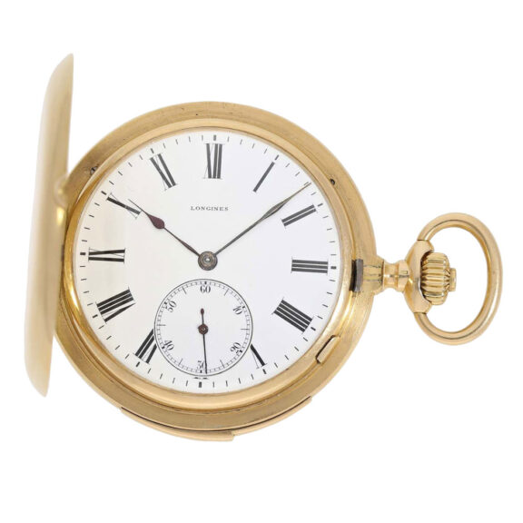 Swiss gold hunting cased minute repeating lever Circa 1915 Swiss gold hunting cased minute repeating lever Circa 1915