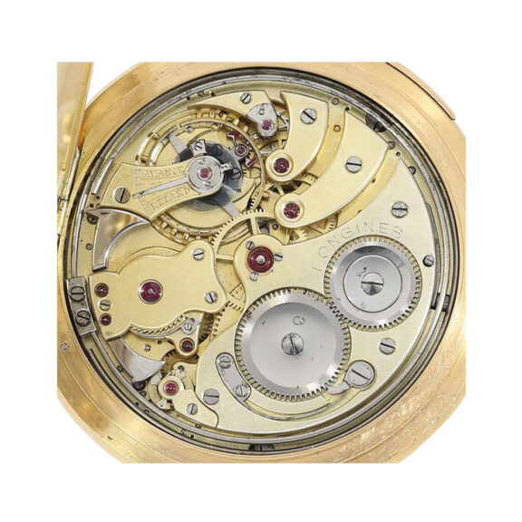 Swiss gold hunting cased minute repeating lever Circa 1915 Swiss gold hunting cased minute repeating lever Circa 1915