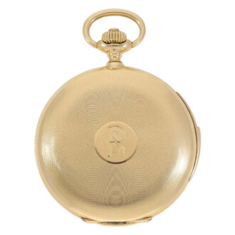 Swiss gold hunting cased minute repeating lever Circa 1915 Swiss gold hunting cased minute repeating lever Circa 1915
