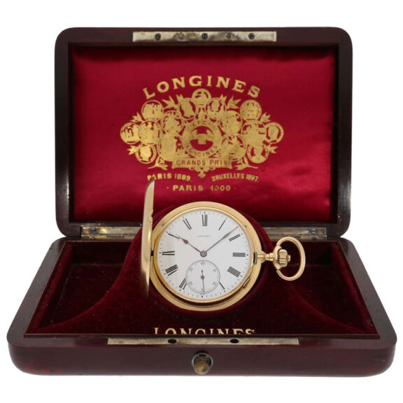 Swiss gold hunting cased minute repeating lever Circa 1915 Swiss gold hunting cased minute repeating lever Circa 1915