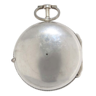 Italian silver repeating coach watch with alarm Circa 1780 Italian silver repeating coach watch with alarm Circa 1780