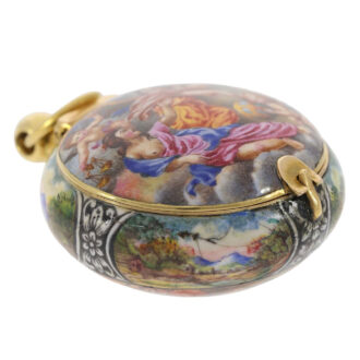 French gold and enamel 'school of Blois' lever Circa 1640/1650