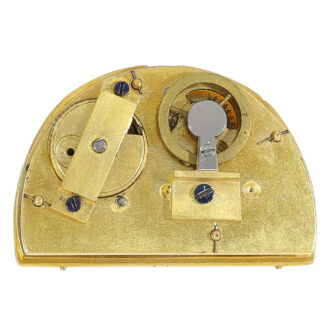 Swiss snuffbox with watch and musical movement Circa 1810