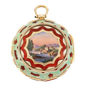 English enamelled verge for the Ottoman market Circa 1813