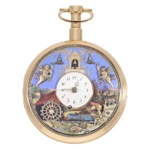 Historically interesting repeater with Jacquemarts Circa 1810