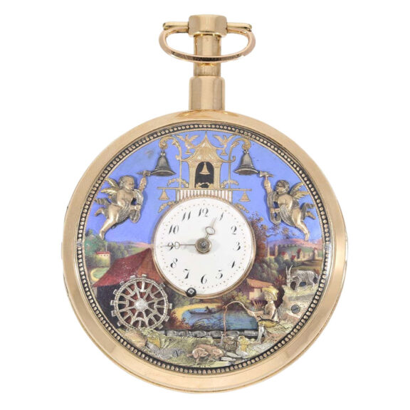 Historically interesting repeater with Jacquemarts Circa 1810 Historically interesting repeater with Jacquemarts Circa 1810