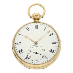 Gold chronometer in manner of Thomas Earnshaw Circa 1821