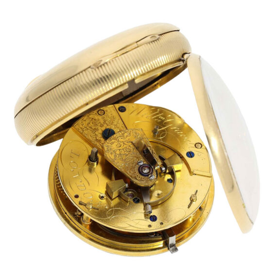 Gold chronometer in manner of Thomas Earnshaw Circa 1821 Gold chronometer in manner of Thomas Earnshaw Circa 1821