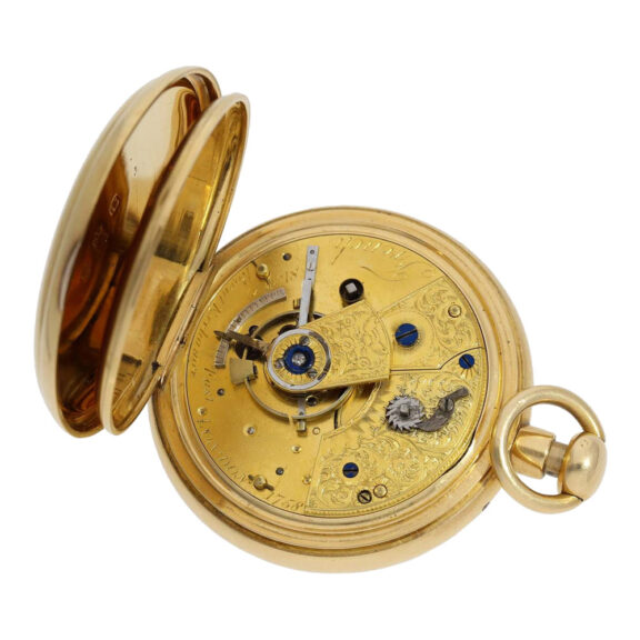 English gold half quarter repeating chronometer Circa 1818 English gold half quarter repeating chronometer Circa 1818