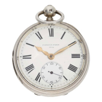 French silver chronometer constructed in England Circa 1879