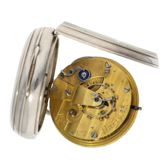 French silver chronometer constructed in England Circa 1879 French silver chronometer constructed in England Circa 1879