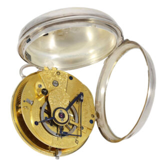 Important English silver Arnold pocket chronometer Circa 1818