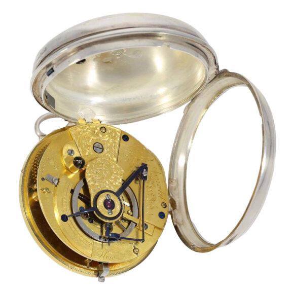 Important English silver Arnold pocket chronometer Circa 1818 Important English silver Arnold pocket chronometer Circa 1818