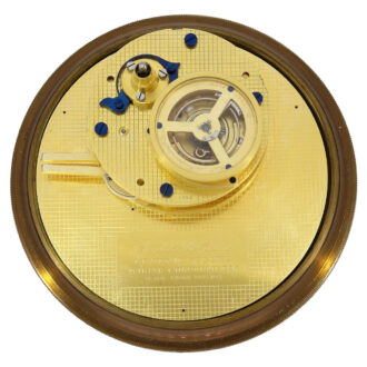 Important Swiss brass Marine deck chronometer Circa 1920