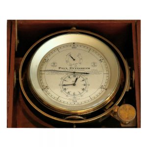 Important Swiss brass Marine deck chronometer Circa 1920