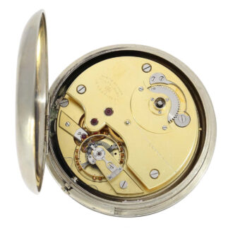 Swiss nickel deck chronometer with regulator dial Circa 1930