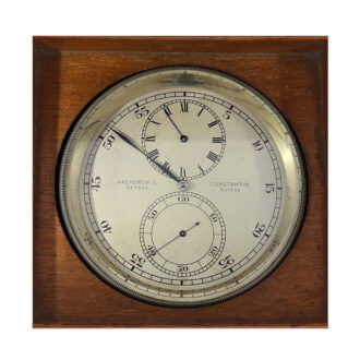 Swiss nickel deck chronometer with regulator dial Circa 1930