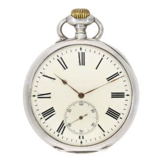 Swiss silver ankerchronometer for the French Navy Circa 1915 Swiss silver ankerchronometer for the French Navy Circa 1915