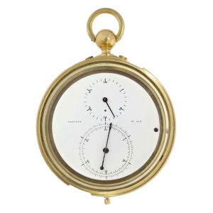 Important, rare French brass inking chronograph Circa 1854