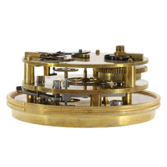Important, rare French brass inking chronograph Circa 1854